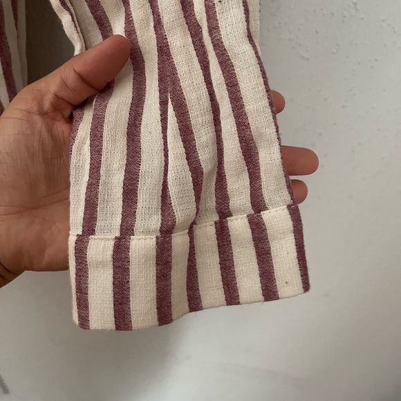 Umgee Striped Button-Up cotton shirt size L - Picture 9 of 10